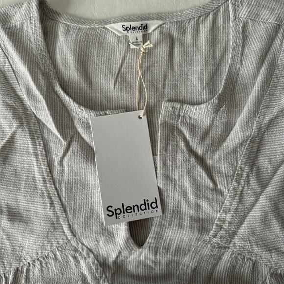 Splendid Susannah Top in Smoke Lavender Size L - Picture 4 of 9
